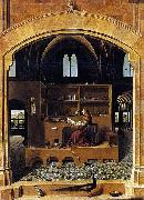 Antonello da Messina St Jerome in his Study oil painting